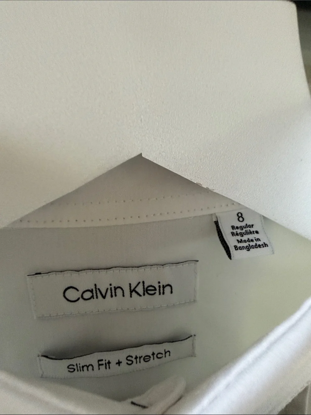 Boys Calvin Klein White Pleated Tuxedo Shirt with Black Buttons and Bow Tie